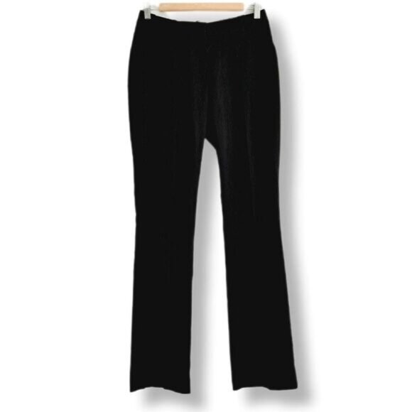 H&M Straight Dress Pants B&W Pin Stripe Sz 6 - Picture 2 of 10